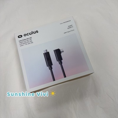 New OCULUS 5m Link Cable (PC VR) Fiber Optic USB-C For Quest, Quest 2 Sealed