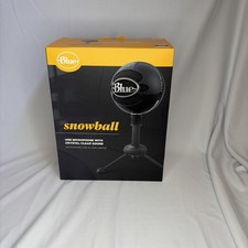 Blue Snowball iCE USB Mic for Recording  Streaming on PC  Mac - Black