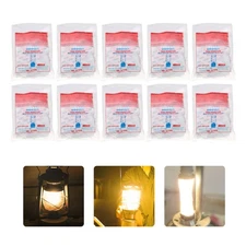 20Pcs Lantern Wick Mantles for Gaslight Lamps High Temperature Resistant Rayons