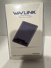 Wavlink USB3.1 Gen2 10Gbps SATA SSD Enclosure NEW SEALED