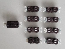 9 Brown Electrical Outlets