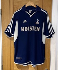 Tottenham Hotspur FC 2000/01 Away Shirt - Adidas - Holsten - Size Large