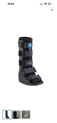 United Ortho Adjustable Black Orthopedic Walking Boot Immobilization
