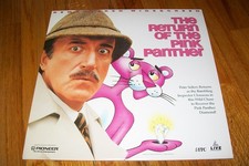 THE RETURN OF THE PINK PANTHER Laserdisc LD WIDESCREEN FORMAT VERY GOOD RARE
