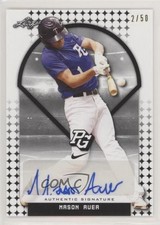 2018 Leaf Perfect Game National Showcase Black 2/50 Mason Auer #BA-MA4 Auto 0l8n