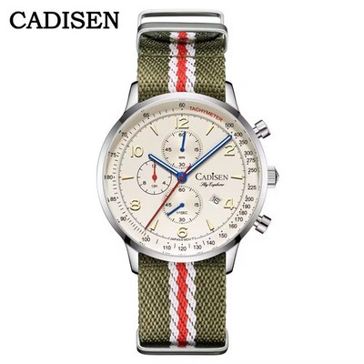 CADISEN Modell 7067 Quarzuhr mit Chronograph und Datumsanzeige