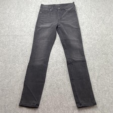 Lucky Brand Uni Fit Skinny Ankle Jeans Womens 2 25x26 Charcoal Stretch Denim