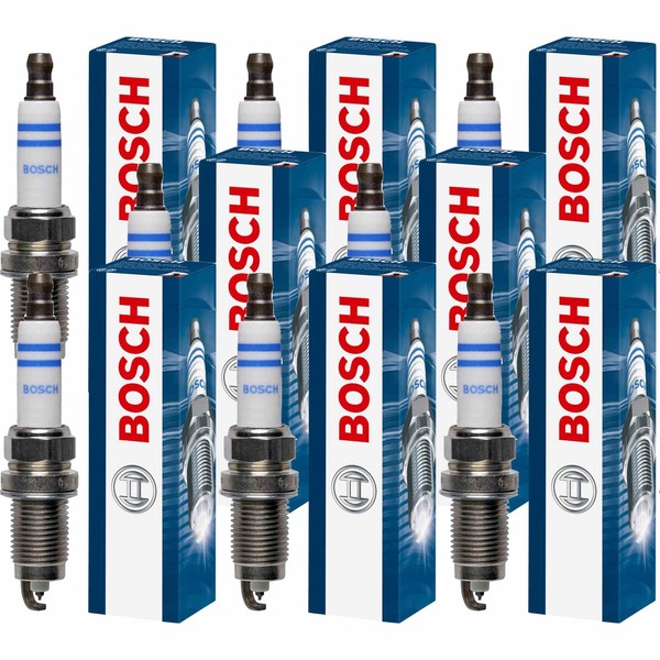8X Bosch ZüNdkerze ZüNdkerzen Passend FüR Mazda 2 De_ DH_3 1.3 DE BL 1.6 MZR-image