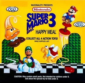 McDonalds Nintendo Super Mario Bros 3 Happy Meal Toys Set Lot 1989 NES W/ Box