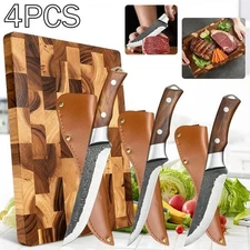 10-Piece Stainless Steel Kitchen Knife Set for Cooking and Cutting