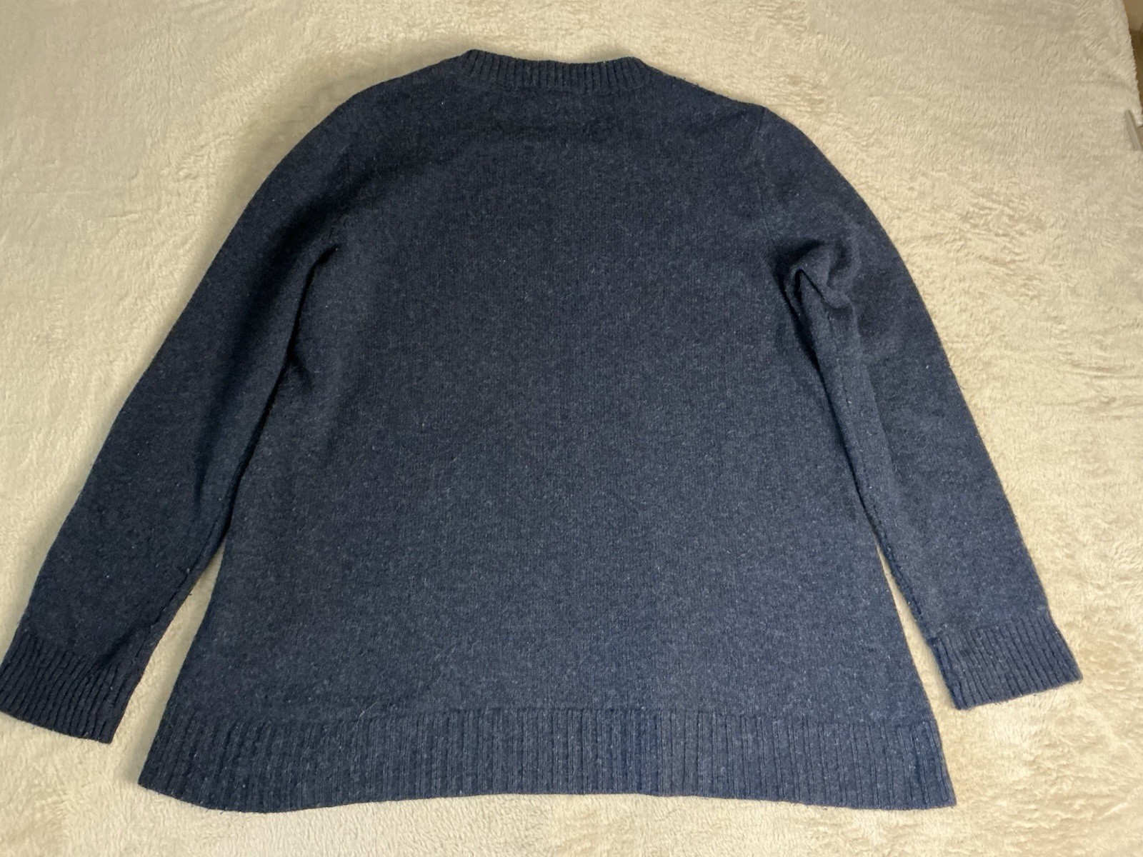 Ladies Seasalt Jumper Top Long Sleeved Navy Blue Size 14 image 3