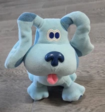 Vintage Blue's Clues Stuffed Animal Plush Toy Blue 10" Viacom Eden Nick Jr. Paw