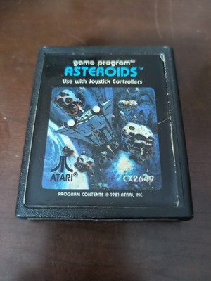 Atari 2600 Game Program ASTEROIDS CX2649 Cartridge 1981   Untested   Good Label