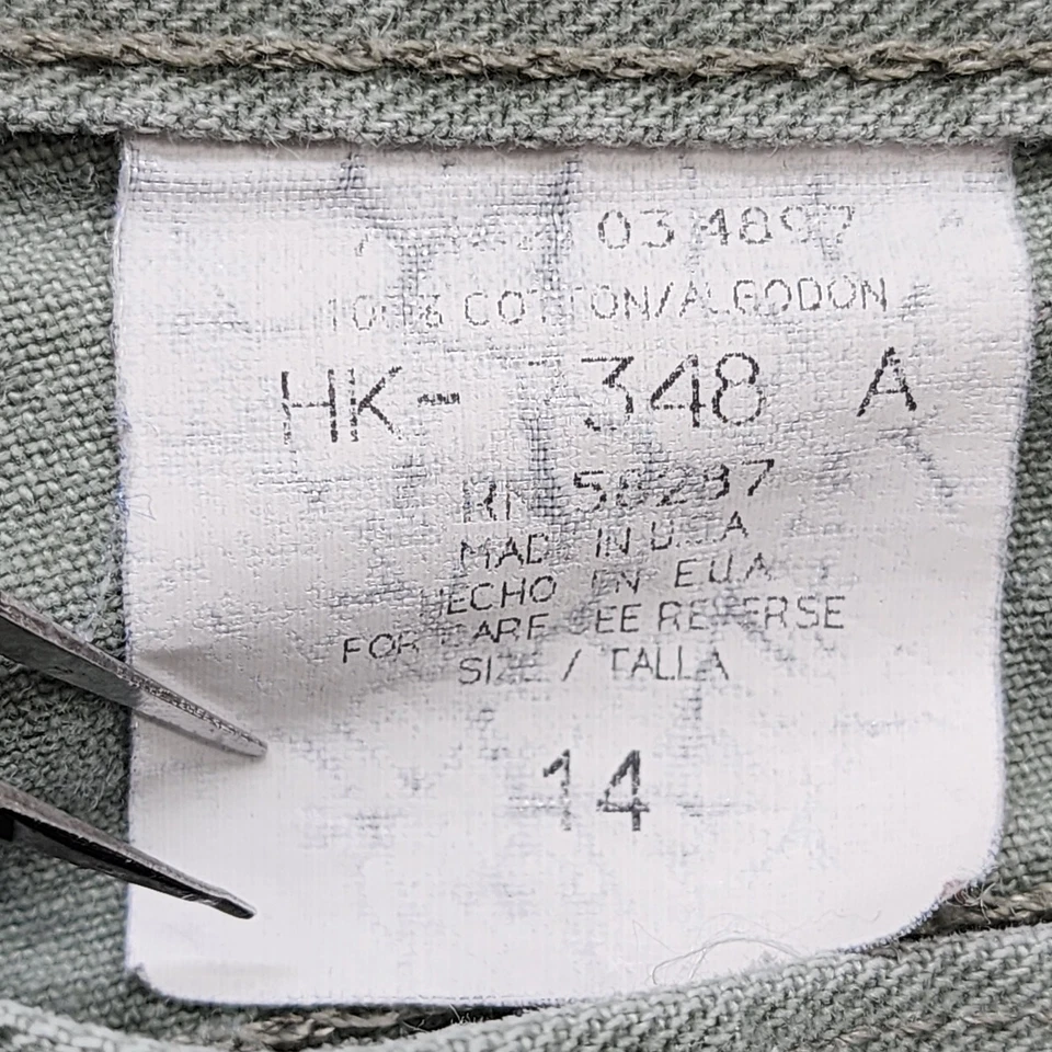 Pantalones Cortos De Colección Años 90 Desteñidos Glory Para Mujer 14 Verde Tiro Alto Clásicos Denim Foto 4 de 4