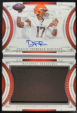 Dorian Thompson-Robinson 2023 National Treasures Rookie Jumbo Patch Auto /99