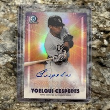 2021 Bowman Chrome Yoelqui Cespedes Dawn Of Glory Auto #/99 Chicago White Sox