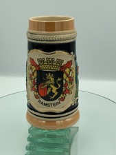 VTG Ramstein  Germany Vintage Beer Stein 6.75” Tall .5 L castle coat of arms EUC