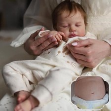 Reborn Baby Vollsilikon 50CM Realistische Babypuppe Junge Mit Zubehör