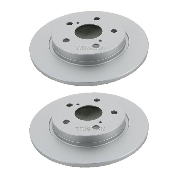 2 Bremsscheiben Voll Ø 270 Mm Triscan Bremsen-Expertise FüR U.A. Toyota Auris-image