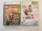 LEGO Indiana Jones: The Original Adventures Xbox 360 CIB  + NHL 15