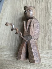 Vintage Novelty Folk Art Adult Corkscrew - Home Bar/Pub