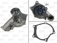 Valeo Wasserpumpe 506617 FüR Hyundai Kia Mitsubishi