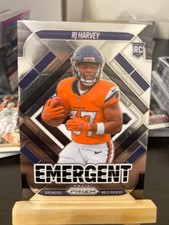RJ Harvey 2025 NFL Prizm Emergent Base!!