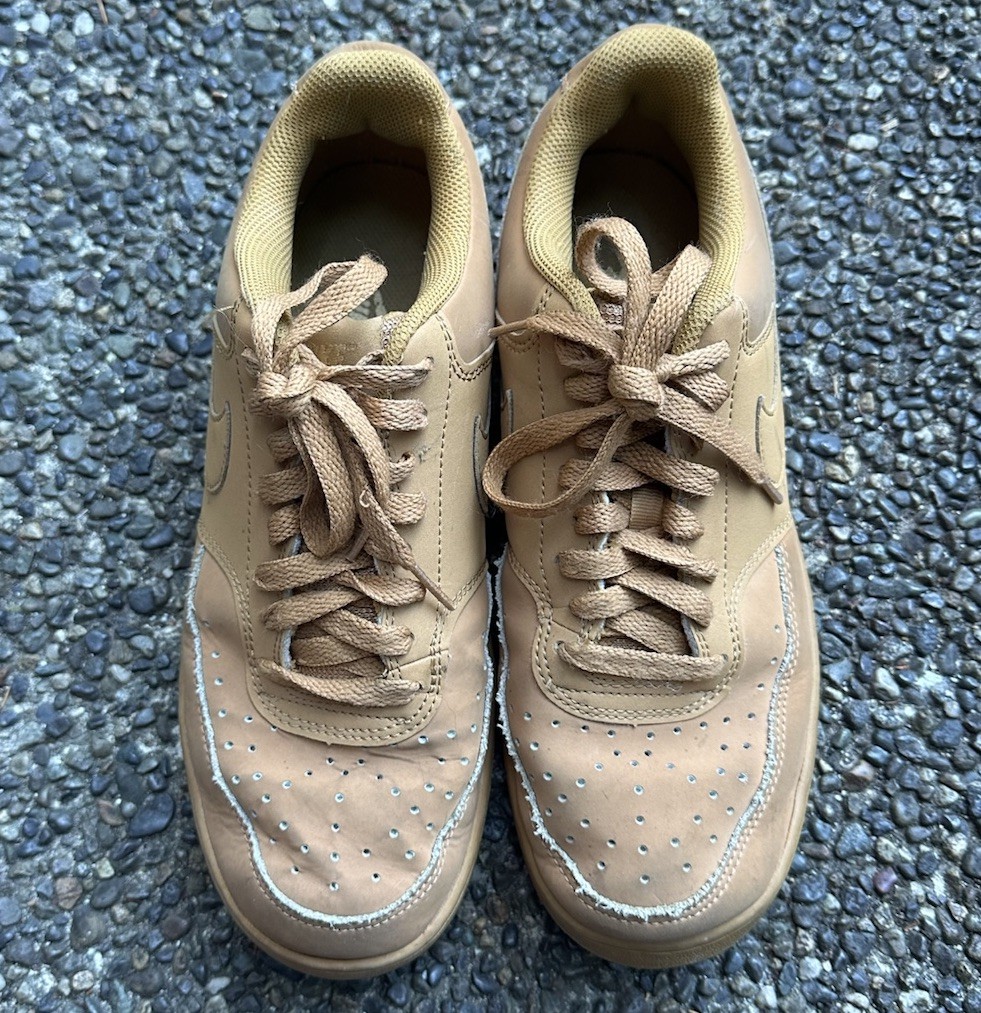 SAOLA Nike Court Vision Mid Flex Spago Marrone Uomo 8