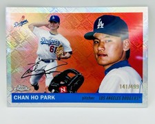 CHAN HO PARK 2025 Topps Chrome Platinum Topps Refractor /499 Dodgers