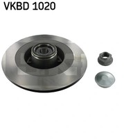 2Er Set Bremsscheiben SKF Vkbd 1020 Renault 40 20 200 05R 40 20 260 61R