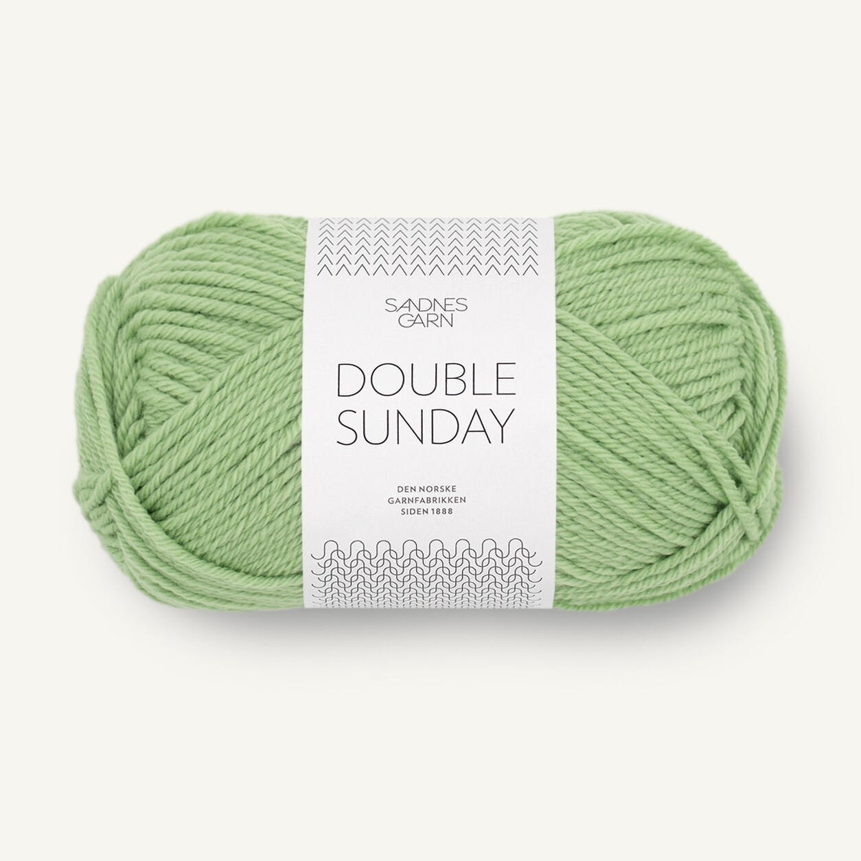 Double Sunday by Sandnes Garn - Spring Green (8733) - 50 g / approx. 108 m Wool
