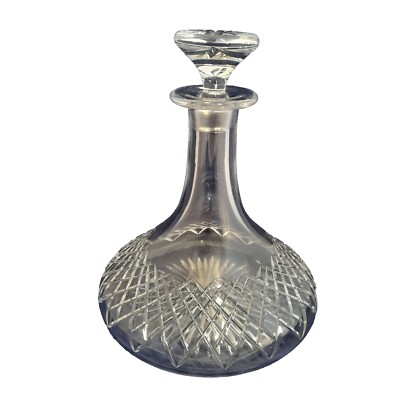 Superb Cumbria Crystal Captain's Decanter Lakeland Pattern 26cm 1,9kg 1500ml