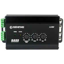 Memphis Audio LL2BE 2-Channel Line Output Converter w/ Digital Bass Restoration