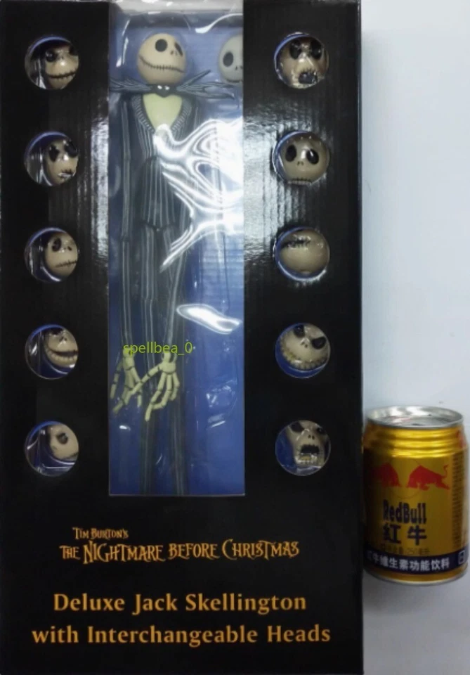 Pesadilla antes de Navidad Jack Skellington Figura Cabezas Calavera Muñeca 15" Regalo Foto 2 de 4