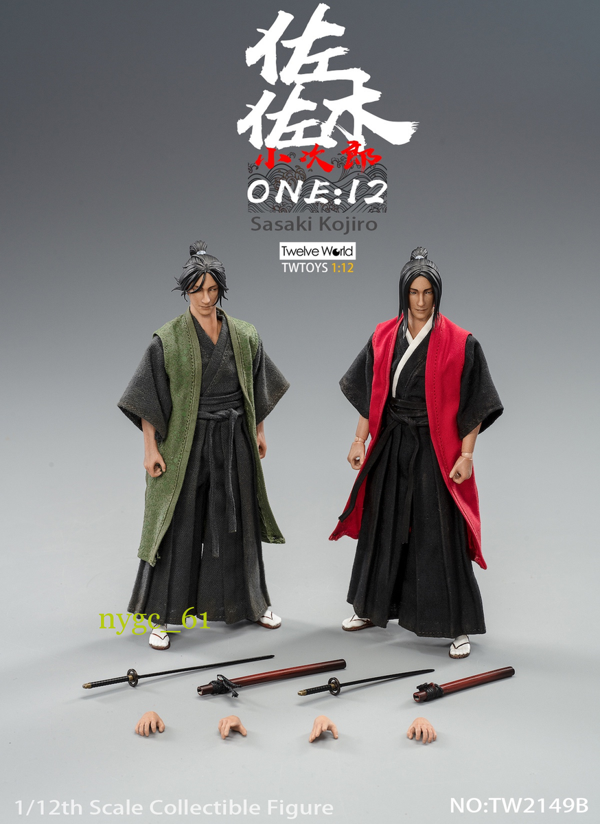 TWTOYS TW2149A 1/12 Sasaki Kojiro Miyamoto Musashi 2pc TWTOYS TW2149A 1/12 Sasaki Kojiro Miyamoto Musashi 2pc
