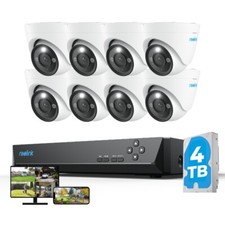 Reolink RLK16-1200D8-A 16CH 4TB NVR Home 12MP PoE Security Camera System Outdoor