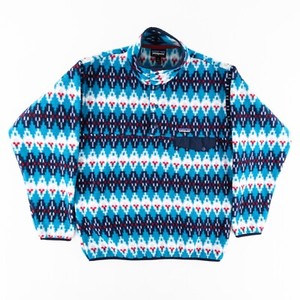 mens tribal fleece pullover