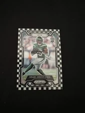 2023 Panini Prizm Israel Abanikanda Checkerboard Parallel Card SSP Black & White