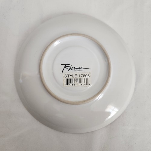 Vtg Rosanna Hot Chocolate Oversize Cup Saucer Set of 2 Jumbo Coffee Mug Blue EUC - Picture 10 of 12