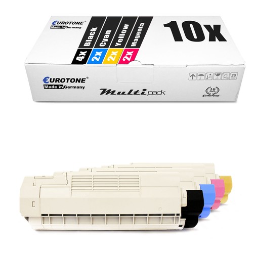 1x Eurotone Cartuccia d'inchiostro per Canon imagePROGRAF IPF 5000 5100 6000 6100 6200 S sostituisce PFI-101C PFI101C Ciano