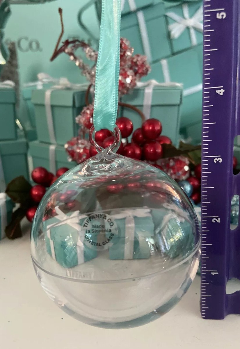 Tiffany & Co. クリスマスツリー クリスタル Tiffany&Co Crystal Glass Ball Ornament Christmas Holiday