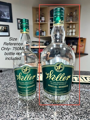 Weller Special Reserve Green Label- BIG 1.75 L Empty Bottle