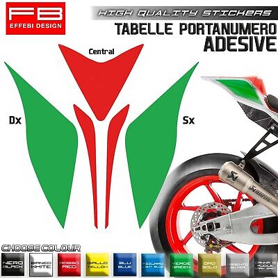 Tables adhesive rear SBK APRILIA RSV4 RSV4R racing stickers