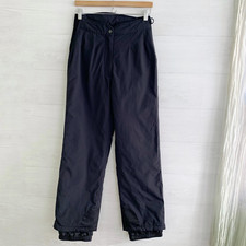 Vintage Obermeyer - Black insulated ski snow pants sz 10 Ladies