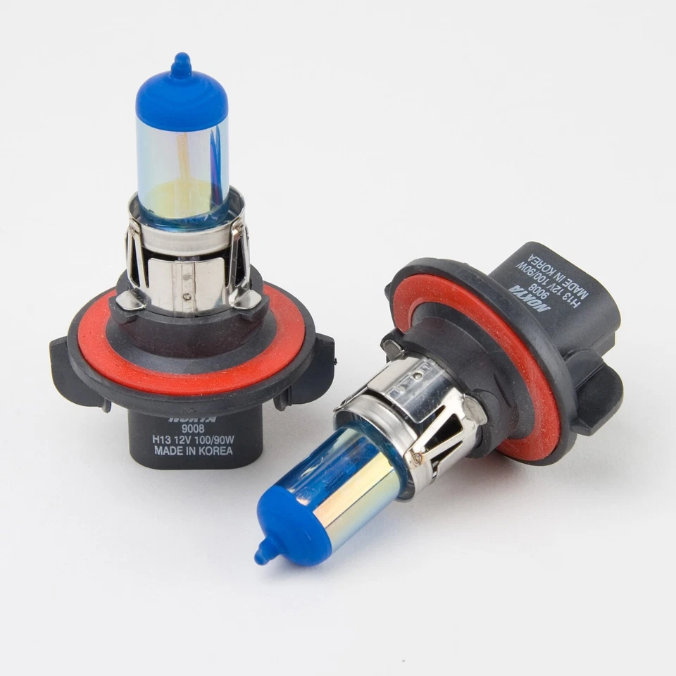 Nokya 5000K Blanco 9008 H13 Nok8027 100/90W Dos Bombillas Cabeza Luz Reemplazar Actualización Foto 4 de 4
