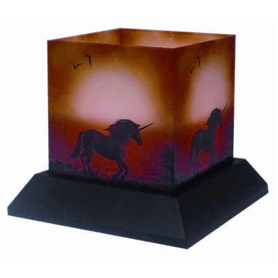 Windlicht by Julie Fain Einhorn Unicorn Teelichthalter Sammlerfigur 39123