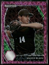 2021 Panini Prizm Draft Picks - Mason Black #PDP85 Pink Velocity Prizm (RC)