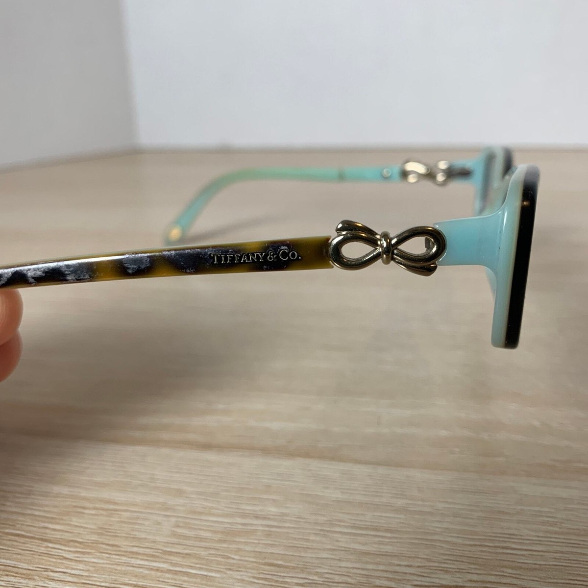 Tiffany & Co Eyeglasses Frames Only Tiffany Blue Tortoiseshell Italy 51-15-135 ChatGPT-Image-May-3-2026-  main image 3
