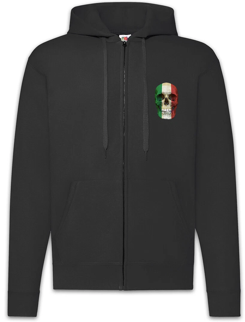 Classic Hungary Skull Flag Zipper Hoodie Flagge Biker Banner Ungarn