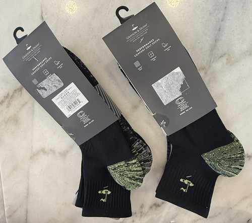 2 3er-Pack neue Greyson & Dunn Golf Performance Komfort Socken M6-12 W7-13 6 schwarz - Bild 6 von 14